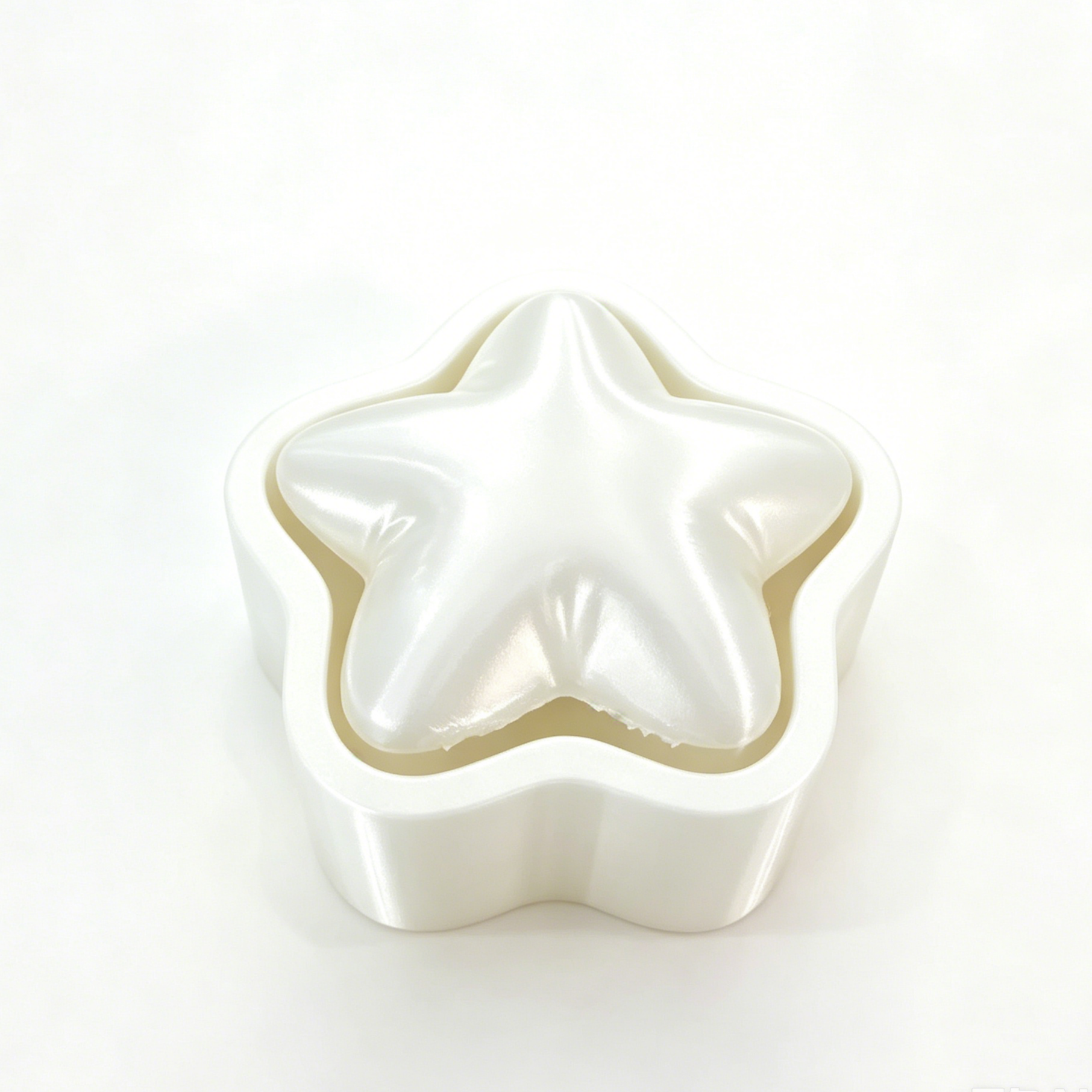 Cute Puffy Star Pocket Clicker Fidget Toy | Mini Quiet Stress Relief Toy for Anxiety & Focus