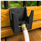 Wall Mount Hose Spray Holder | Outdoor Garden Nozzle Storage Rack, Easy Install