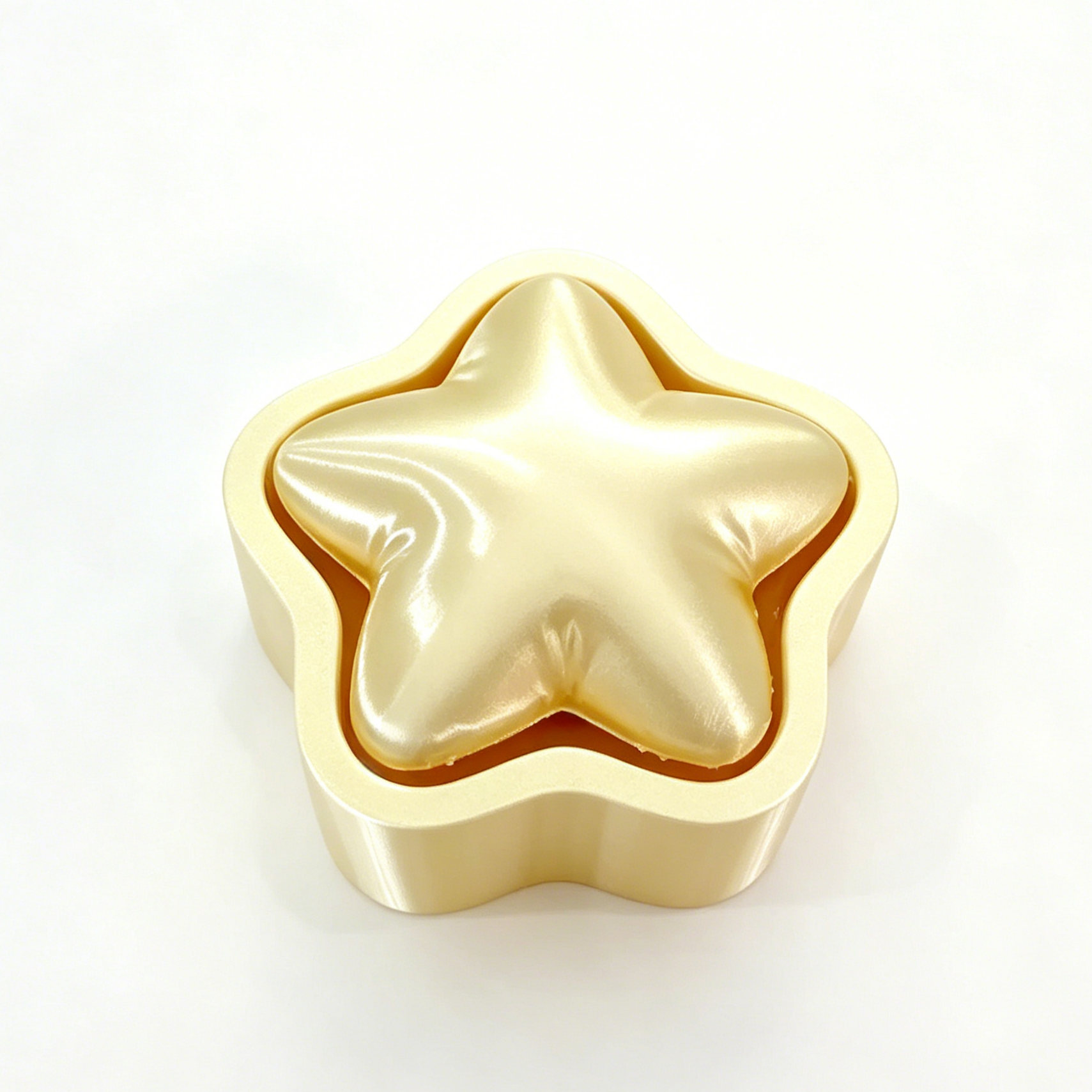 Cute Puffy Star Pocket Clicker Fidget Toy | Mini Quiet Stress Relief Toy for Anxiety & Focus