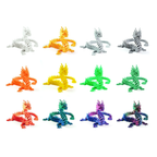 3D-Printed Standing Chinese Dragon Figurine—Gift Ornament with Movable Parts, High-Precision, Creative “Divine Dragon” Trend Toy Model