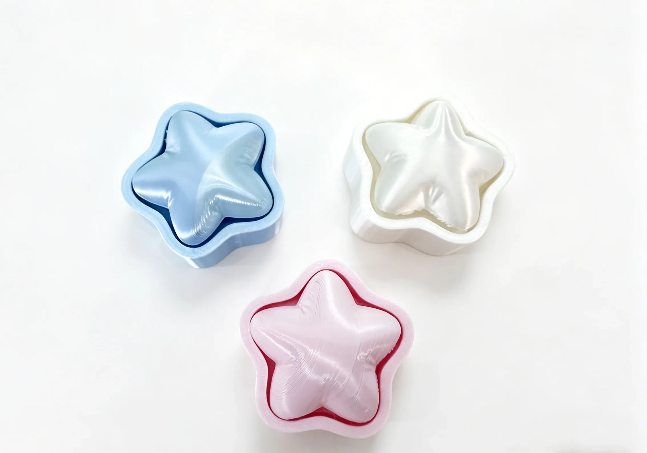Cute Puffy Star Pocket Clicker Fidget Toy | Mini Quiet Stress Relief Toy for Anxiety & Focus