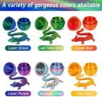 3D-Printed Dragon Eggs | Divine Dragon Set: Toy, Gemstone Dragon Figurine, Collectible, Gift, Decorative, Creative, Trendy Toy