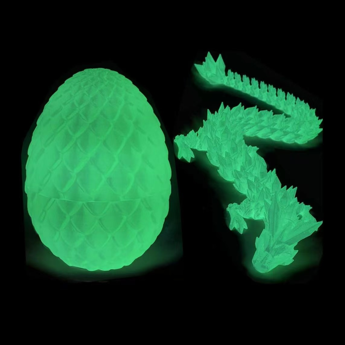 3D-Printed Dragon Eggs | Divine Dragon Set: Toy, Gemstone Dragon Figurine, Collectible, Gift, Decorative, Creative, Trendy Toy