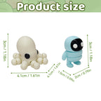Mini Articulated Fidget Animals Bulk Pack | Portable Pocket Stress Relief Toys