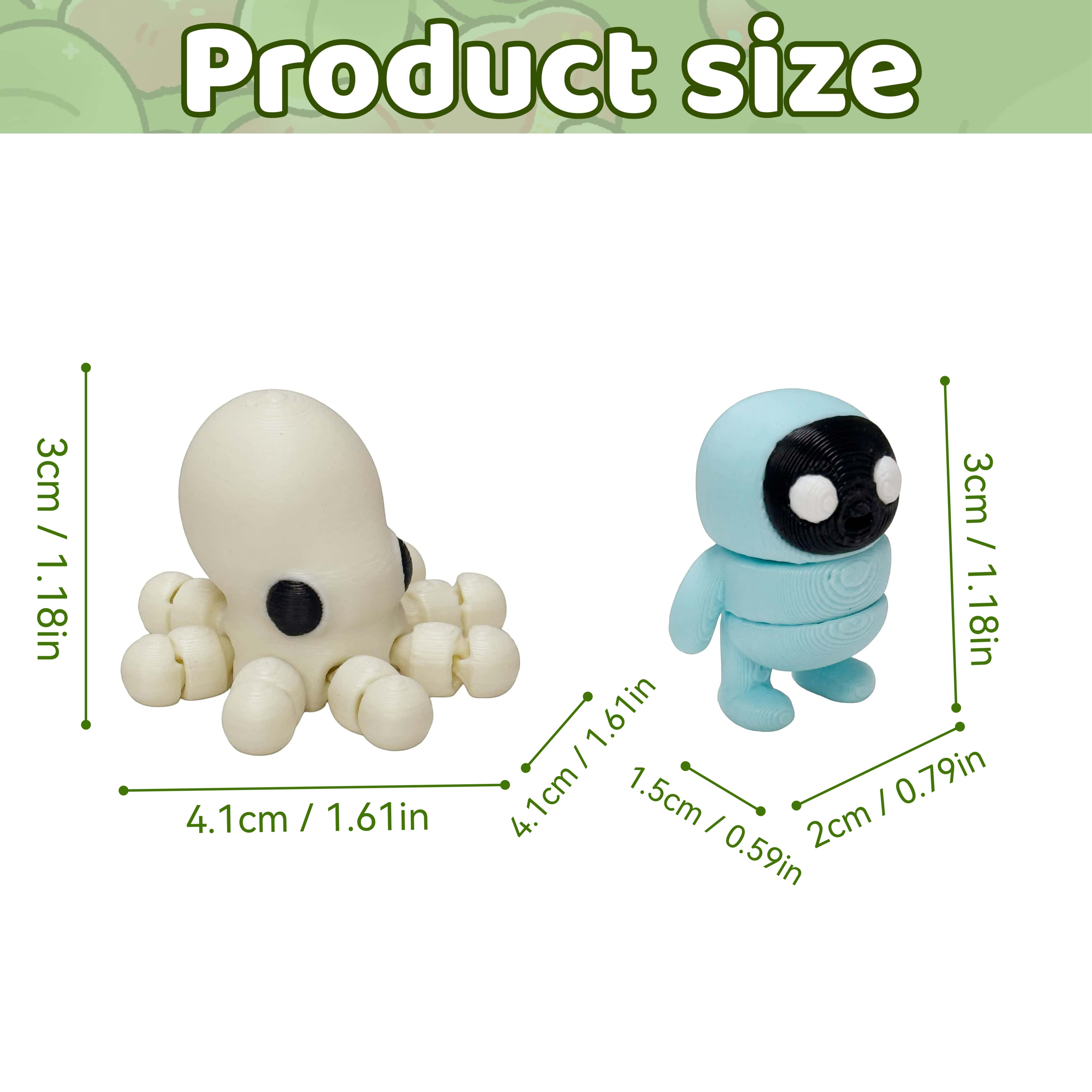 Mini Articulated Fidget Animals Bulk Pack | Portable Pocket Stress Relief Toys