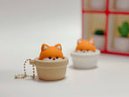 Pop Up Fox Pot Fidget Clicker | Kawaii Portable Pocket Stress Relief Toy