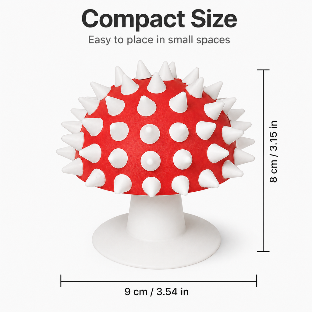 Cute Mushroom Shape Cat Self Massage Brush | Soft Spike Massage Scratcher Toy for Cats