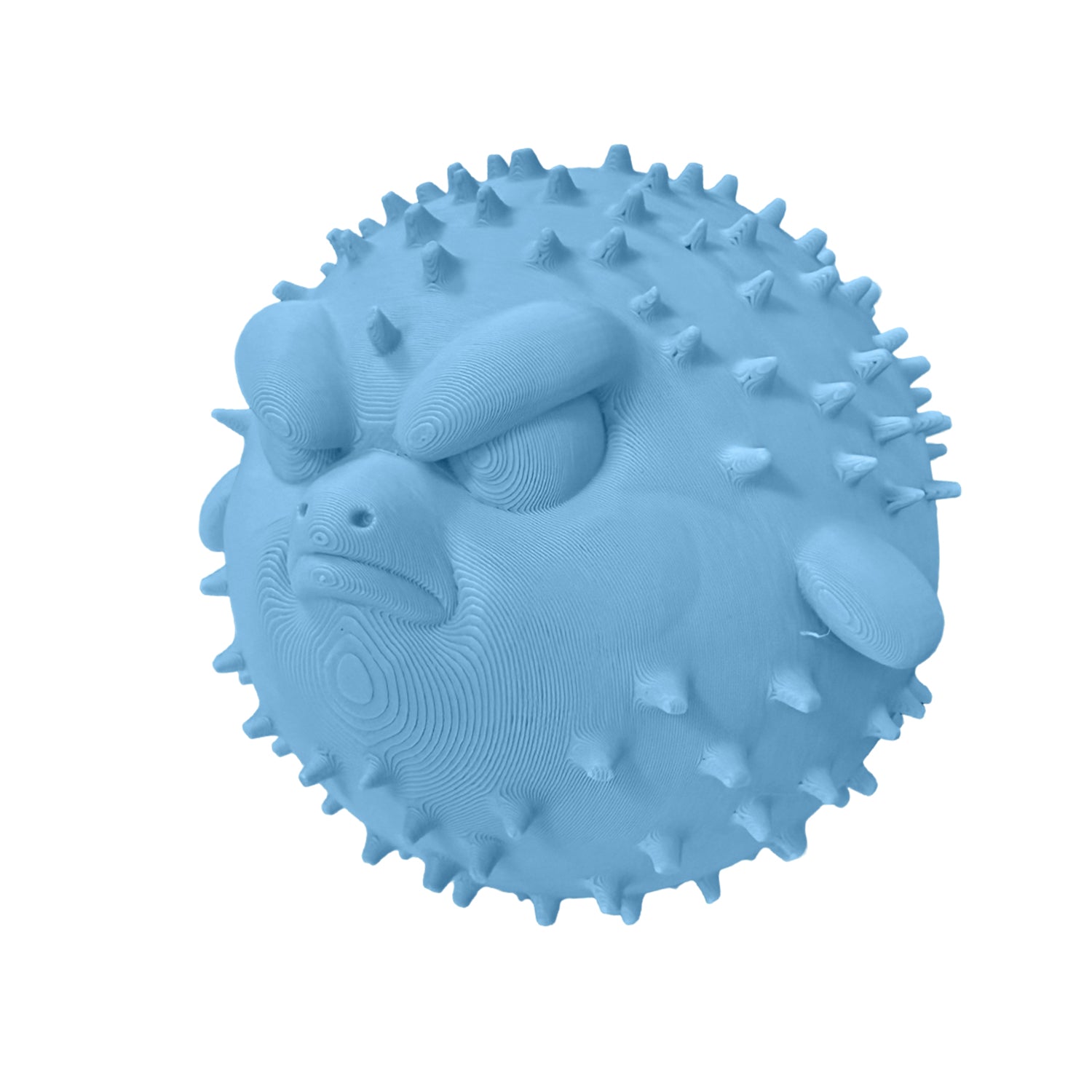 Pufferfish-Style Cat Corner Self-Grooming Station | Wall-Mounted Cat Massage and Scratching Post
